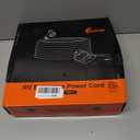 30 Amp RV Extension Cord,50 ft,Heavy Duty Generator Extension Cord with LED Power Indicator,30 AMP Female 90 Twist Lock Adapter with Reverse Polarity Lamp,NEMA TT-30P to L5-30R,120V/125V