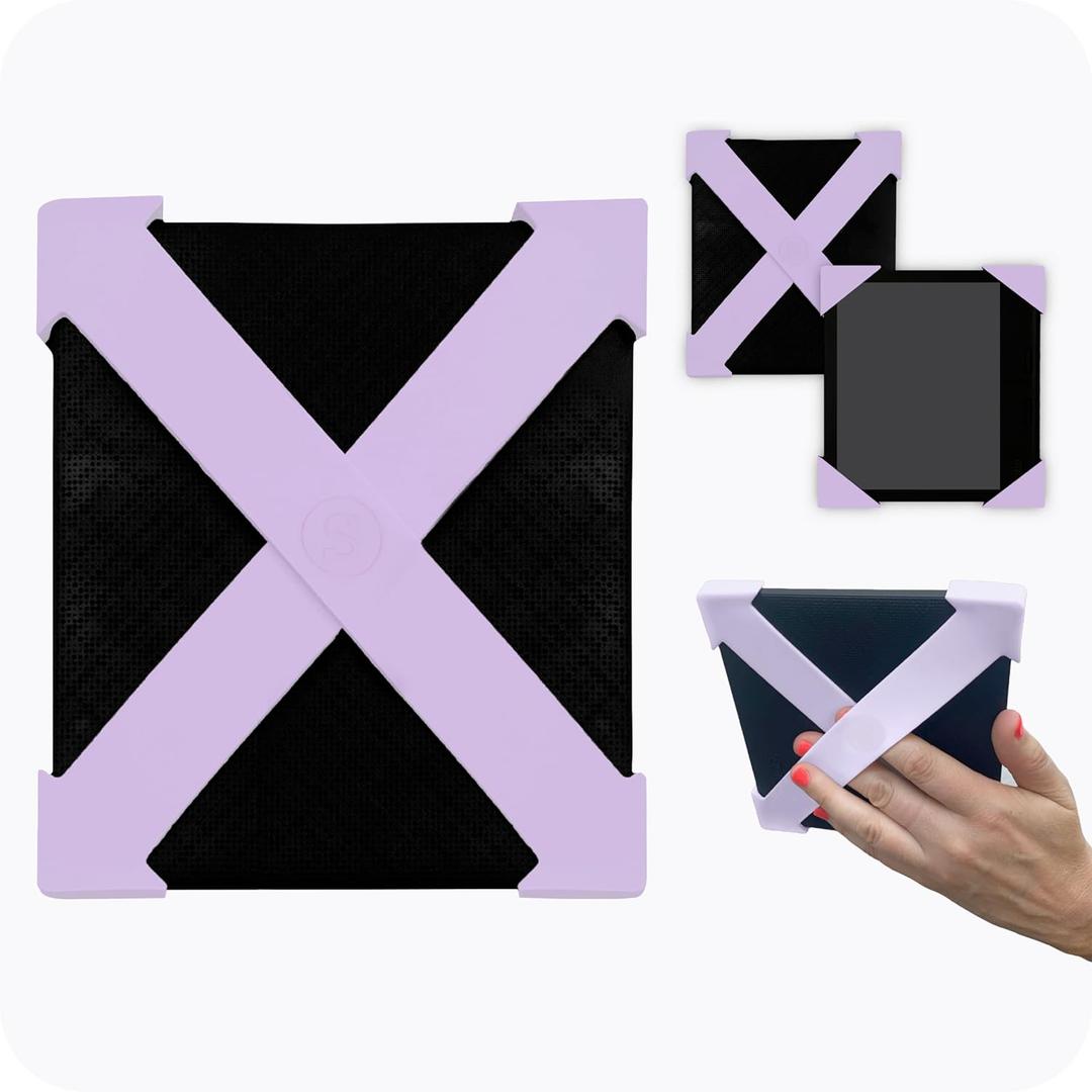 Hand Straps for Kindle Oasis (Pack of 2) - Holder for Kindle Oasis - E-Reader Straps for Comfortable Reading Experience - Kindle Accessories & Gift (Lilac)