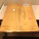 ANDY STAR Arched Mirror, Black Bathroom Mirror in Stainless Steel Metal Frame, Arch Top Rounded Corner 1 Inch Deep Set Design Wall Mount Hangs Vertical