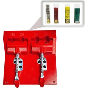 Shotgun Shell Hull Roll Crimp Clamp Vise 12GA/ 20GA/ 28GA/ Ammo Shell Holder