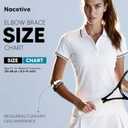 Silicone Elbow Support Band  Elastic Slip-On Elbow Brace for Tennis Elbow, Tendonitis & Sports Injury Relief  Non-Adjustable, Comfortable Compression Strap (2 Pack)