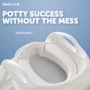 Jool Baby Potty Training Seat with 2 Step Ladder for Toddlers - Splash Guard, Adjustable Height (Oatmeal)