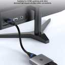 4K Short HDMI Cable 6 inch, HDMI Cord 0.5FT High Speed HDMI to HDMI Cable 2.0(4K@60Hz, 2K@144Hz, 1080P@120Hz, 18Gbps, HDR, 3D, HDCP 2.2, ARC) for HDTV, Switch, PS4/PS5, Xbox, Blu-ray, Monitor