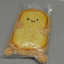Toast Bread Plush Pillow Toy Bread Doll Funny Cute Food Plushies Stuffed Animal Soft Birthday Party Xmas Gifts