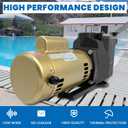 W3SP2610X15 Swimming Pool Pump 1.5 HP 115/230 V Single Speed SP2610X15 Super Pool Pump Compatible with Hayward for In-Ground Pool and Spa