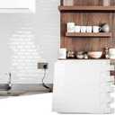 Art3d 10-Sheet Peel and Stick Backsplash Tile for Kitchen - 1212 Stick on Wall Tile for Kitchen Bathroom Countertop Living Room, White Washed
