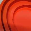 Hushee 3 Pcs Valentine's Day Wooden Serving Tray Red Heart Shaped Plates Heart Wood Serving Dish Trays and Platters for Valentines Day Table Decorations Home Office Food Display, 3 Sizes