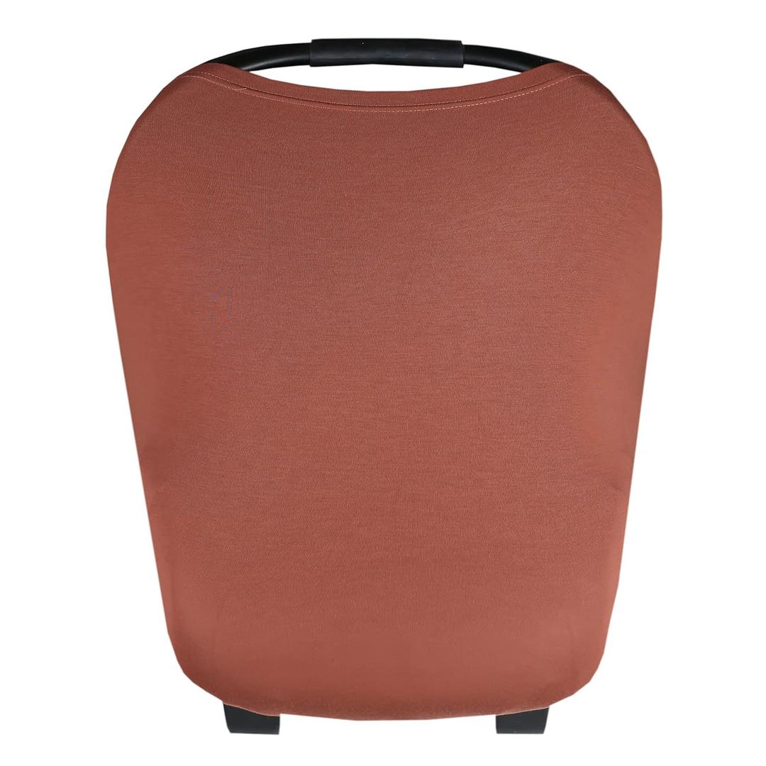 Copper Pearl Multi-Use Cover: Car Seat Covers, Nursing Cover, and Stroller Cover for Sun - Stretchy Fabric, All-Season Use, Stylish Designs, Easy Access for Moms - Moab