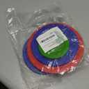 Replacement Lids for Pyrex Glass Food Storage Containers Round Plastic (2) 7202-PC 1 Cup Green (2) 7200-PC 2 Cup Orange (2) 7201-PC 4 Cup Blue (1) 7402-PC 6/7 Cup Red (Bundle 3)