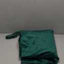 Nobildonna 4ft Bean Bag Chair Cover (No Filler) for Adults, 400L Extra Large Premium Velvet Beanbag Chair Cover, Washable Beanbag Without Filling Ultra Soft Triangular Lazy Sofa Cover (Dark Green)