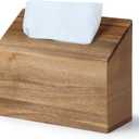 YANGQIHOME Acacia Hand Towel Box Cover Compatible with Kleenex Disposable Paper Hand Towels, Wall Mounted Paper Towel Holders, Hand Towel Holder for Bathroom, Car, Tabletop
