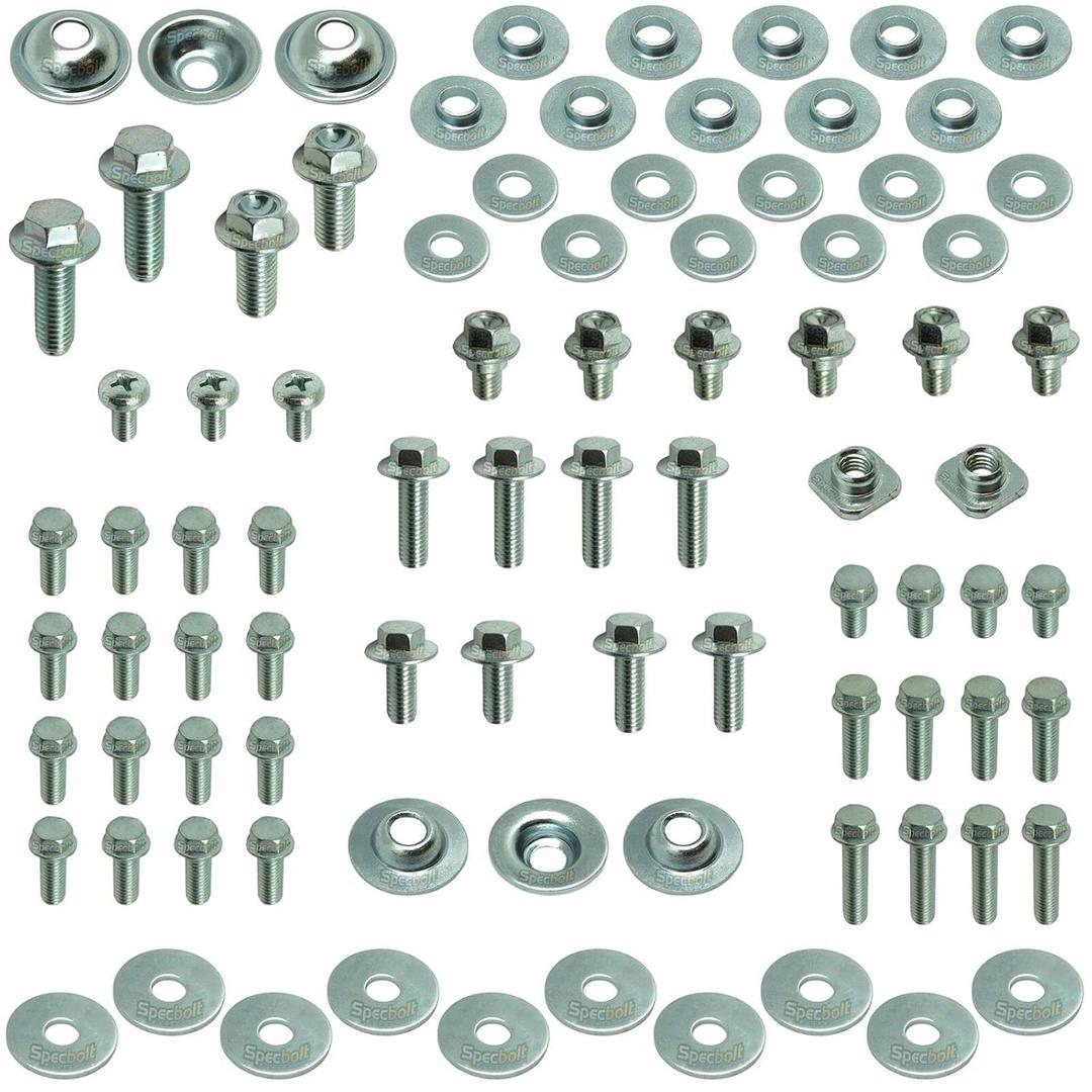 87 pc Specbolt Suzuki RM RMZ Body Bolt KIT for Plastics fenders seat Fork Guards Radiator shrouds fits RM60 RM65 RM80 RM85 RM100 RM125 RM250 & RMZ250 & RMZ450