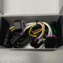 4-Pin 5-Wire Trailer Wiring Harness with Nylon Mesh Protection, A Trailer Light Kit Suitable for Re-Wiring the Tail Lights, Brake Lights, and Turn Signals on Trailers, Rvs, and Boats