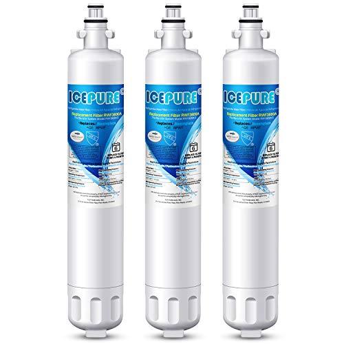 ICEPURE RPWF Refrigerator Water Filter, Replacement for GE RPWF, RWF1063, RWF3600A, WDS-RPWF, WSG-4, DWF-36, R-3600, AQF-RPWF, MPF15350, OPFG3-RF300, WF277, 3Pack