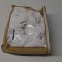 Amazon Basics Lightweight Pleated Bed Skirt, Twin, Bright White, Solid