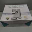 CASABREWS CM5418 Espresso Machine 20 Bar, Compact Espresso Maker with Steam Milk Frother, Stainless Steel Coffee Machine with 34oz Removable Water Tank for Cappuccino, Small Latte Machine, Silver