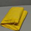 8x10FT Yellow Backdrop Curtains for Wedding Parties, Wrinkle Free Polyester Photography Backdrop Drapes for Wedding Baby Shower Birthday Parties Stage Background Stand Decorations 4x10ft,2 Panels