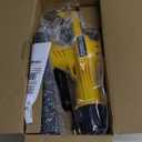 Leaf Blower Cordless with 2 Batteries and Charger, 21V Electric Leaf Blower with 2 Speed Modes, 2.0Ah Lightweight Battery Powered Blowers for Lawn Care, Patio, Blowing Leaves (Yellow)
