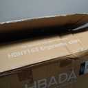 Hbada Office Chair Ergonomic Desk Chair, Office Chairs with PU Silent Wheels, Breathable Mesh Computer Chair with Adjustable Lumbar Support, Flip-up Armrests, Tilt Function, Black