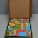 200PCS Magnetic Building Blocks Set, Magnetic Tiles Kids Build Cubes STEM Game Toys, Build Forest World Set, Christmas Birthday Gifts for Boys & Girls Age 3 4 5 6 7 8 9 10, 0.8 in Size