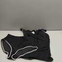 Daci Women's Tankini Swimsuits - Tummy Control Bathing Suits Two Piece Ribbed Twist 2025 Swimwear with High Waisted Bottom (X-Large, Black)