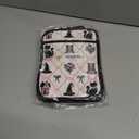 3 x Coquette Bow Halloween Black Cat Pot Holders with Pockets, Preppy Pink Floral Witchy Halloween Oven Pot Holders Heat Resistant Oven Mitts Hot Pads for Kitchen Baking Cooking, Set of 2