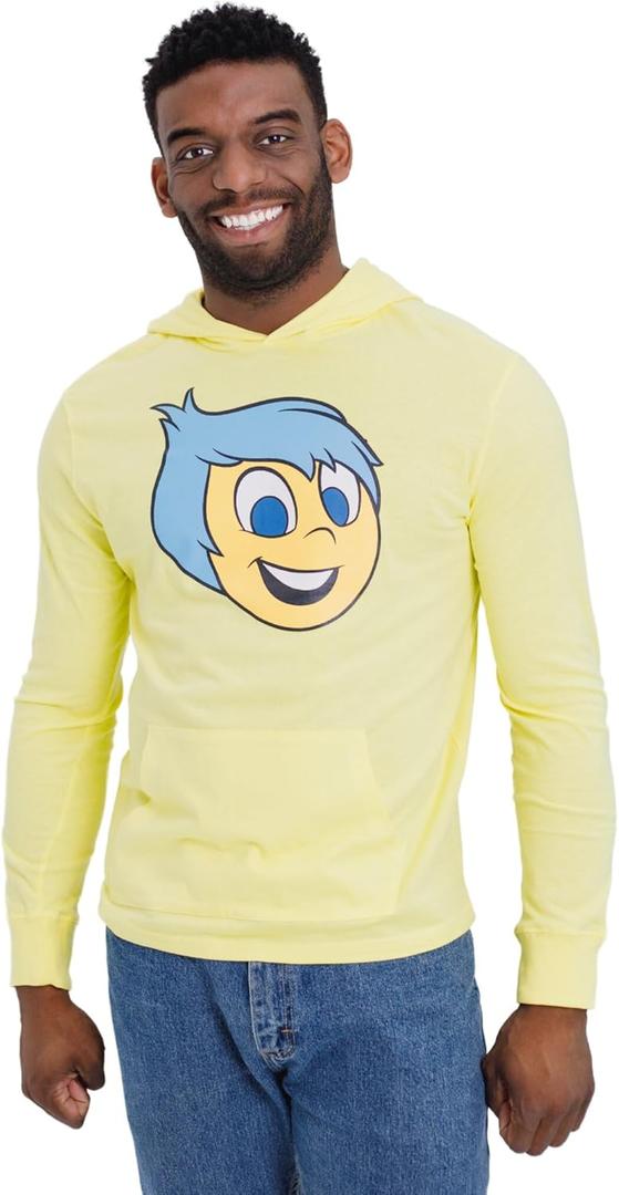 Disney Inside Out Hooded Matching Family Long Sleeve T-Shirt Toddler to Adult Sizes (2T - 2XL) (XL)