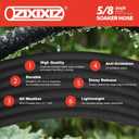 15FT 5/8-Inch Soaker Hose, Flexible with Solid Brass Connector, Leak-Resistant Watering System for Gardens & Vegetable Beds
