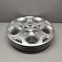 17" Hubcaps Wheel Covers for 2010-2012 Ford Fusion, ABS Hubcap Replacement for 10-12 Fusion Set of 4, 17 inch Sliver