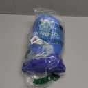 WIWIGO Beach Blanket Sandproof Extra Large Beach Mat Adults Waterproof Quick Drying Sand Free Mat Made by Premium Polyester with 4 Stakes & 4 Corner Pockets for Outdoor Travel Camping Hiking (108"X 120", 5 Blue Striped)