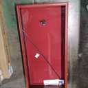 LARGE Acoustic Guitar Display Case Cabinet, Fit most Guitars, with Lock, Mahogany Finish