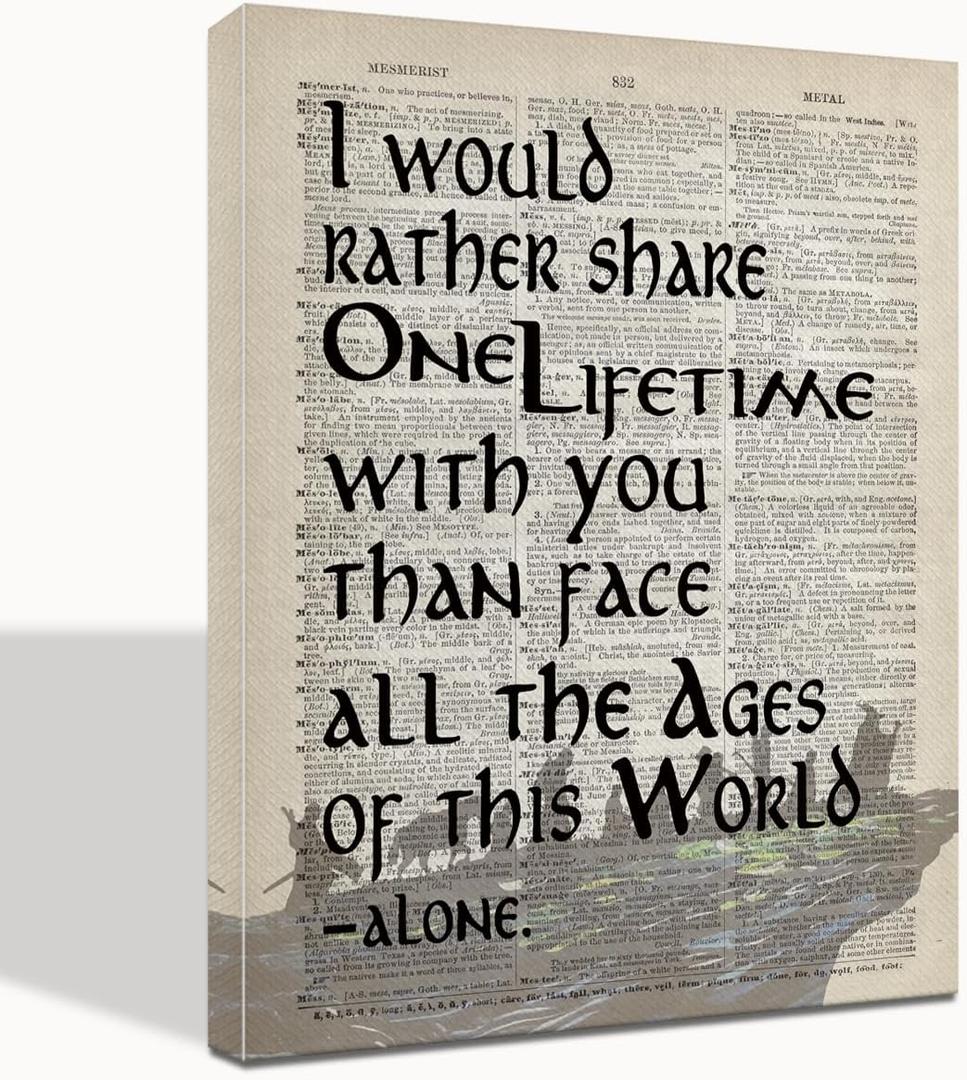 Lord of the Rings Gifts: Framed Arwen Poster - 16x20 inch Wall Art Decor for LOTR Fans