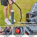 Inflatable Tents for Camping,Easy Blow Up Tent with Hand Pump,4 Seasons Waterproof Air Inflatable Camping Tent House for Family Weekend Camping, 9.8ft X 7.2 ft for 4-6 person