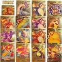 55 PCS Gold Cards Packs Rare Golden Cards Deck Box Gold Foil Card for Fans/Kids/Collectors Gifts (No Duplicates) (55 Pcs)