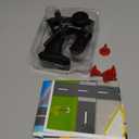 Mini RC Drift Car 1:64 Scale, Remote Control Car with LED Lights & 2-Speed Modes, 2.4GHz Stunt Drifting RC Toys with 4 Obstacles & Track Mat, Hobby Gift for Kids & Adults, Black