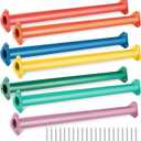 7 Colors 22 Inch Steel Monkey Bars Ladder Rungs Set for Backyards Playground and Children Indoor and Outdoor Climbing Kit (7 Pack)