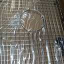 29.2 in. x 14.2 in. Centre Drain Kitchen Sink Bottom Grid with Supersoft Silicone Feet in 304 Grade Stainless Steel