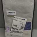 100% Blackout Shield Full Blackout Curtains for Bedroom 84 inch Length 2 Panels Set, Clip Rings/Rod Pocket Faux Linen Black Out Curtains for Living Room, Thermal Insulated, 50Wx84L, Beige