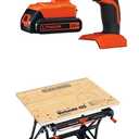 Black & Decker 20V MAX Drill/ Driver Impact Combo Kit with BLACK+DECKER WM425-A Portable Project Center and Vise