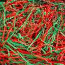 Uptotop 2 LB Crinkle Cut Paper Shred Filler for Gift Wrapping, Gift Basket Filling, Perfect for Birthday, Christmas, Thanksgiving, Halloween, Easter, Valentine's Day, Mother's Day, Father's Day, Wedding & Holiday Decor, Green