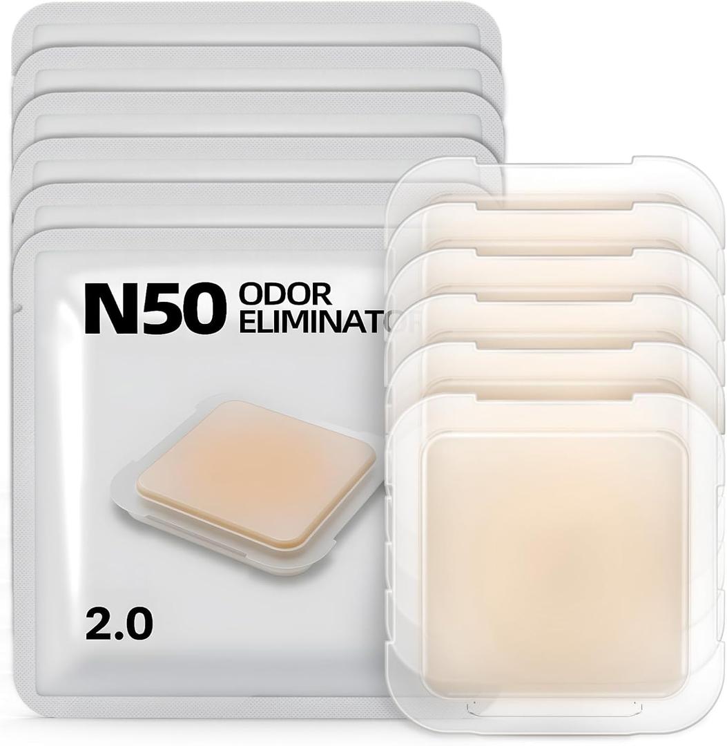 6 Packs Smelling Fresh with N50-2.0 Odor Eliminator Exclusive for Pura Max Automatic Self-Cleaning Cat Litter Box - Cat Toilet Odor Control, Deodorant Aromatherapy Paste (Old/New Packaging Randomly)