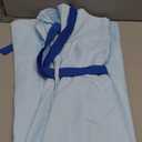 Sinastar Women's Blue Dress Costume Girls Cosplay Summer Dress Blue Bow Tie Hairwear Belt Adults Halloween Outfits (Small)