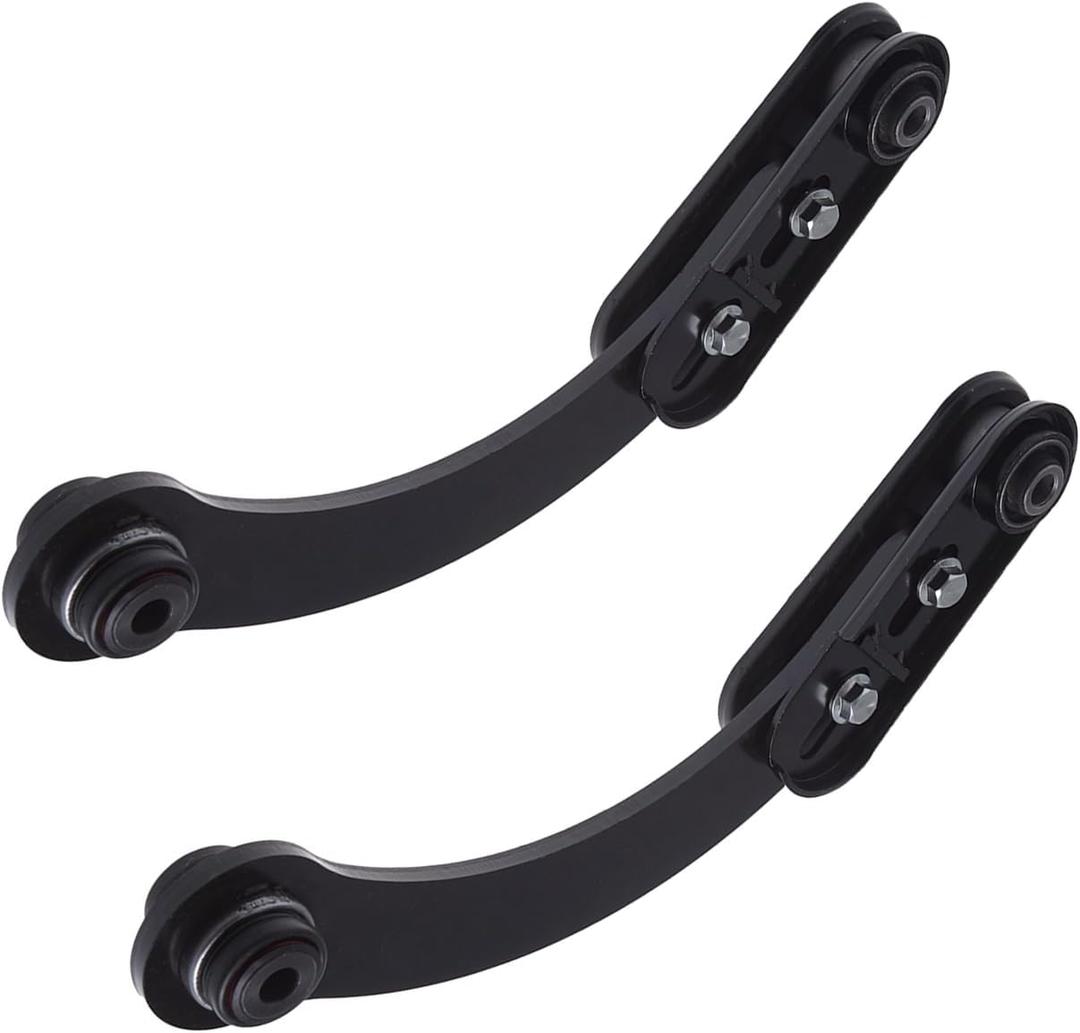 KEYOOG 2Pc Set K100114 Adjustable Rear Upper Control Arm Compatible With 07-17 Je-ep Compass Patriot /07-12 Do-dge Caliber /08-17 Mi-tsubishi Outlander Lancer (OE# 5105271AC CMS251165)