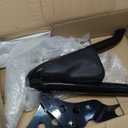 HDBUBALUS Motorcycle Detachable Rear Passenger Backrest Sissy Bar Rear Backrest Cushion Fit for Harley Touring Road King Road Glide Street Glide 1997-2008 Black