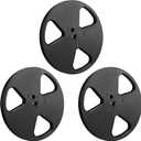 3 Pcs 7" x 1/4" Tape Recorder with Plastic Empty Tape Reels - Compatible with TEAC/ReVox Studer