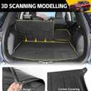 Trunk Mat & Backrest Mat for 2020-2025 Ford Escape Cargo Mats All Weather Rear Seat Back Cargo Liners for 2020 2021 2022 2023 2024 2025 Ford Escape Accessories