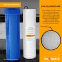 Max Water 5 Micron 20 x 4.5 Sediment Filter 20 inch Whole House BB Water Filtration System Replacement Compatible Cartridge DGD-5005-20, FP25B, AP810-6, FPMB5-20, P5-20, 155358-43, SDC-45-2005
