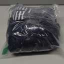 MEROKEETY Women's Off Shoulder Sweater 2025 Fall Winter Fashion Oversized Ribbed Knit Striped Pullover Tops (Large, Navy)