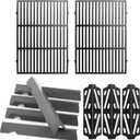 Grill Parts for Weber Genesis II 300 Series, for Weber Genesis ii E/S/SE-310 ii E/S-315 ii E/S-325 ii E/S-330 ii E/S/SE-335 ii S-345, for Grill Grate Flavorizer Bar Heat Deflector 66095 66802 66032