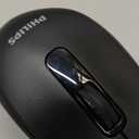 Philips Wireless Mouse,2.4G&BT5.2/3.0 Ergonomic Computer Mouse with USB Receiver,1600 DPI Optical and Silent Mice,12 Months Battery Life, Portable Design for Mac OS,Android,Windows 7/8/10/XP-Black